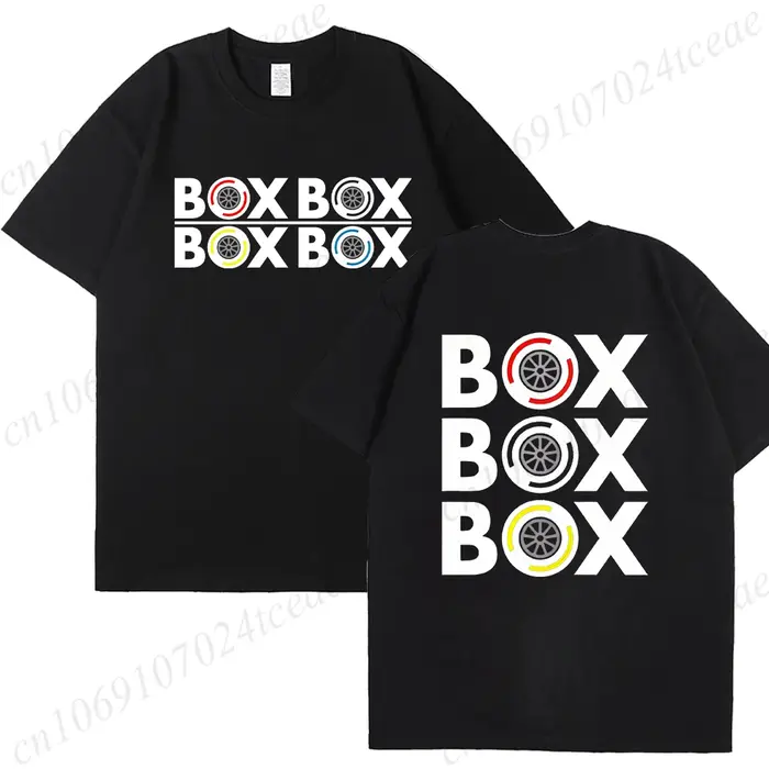 T-shirt de Course F1 pour Homme et Enfant, Vêtement de Rue Décontracté, Imprimé, Nouvelle Mode, Été