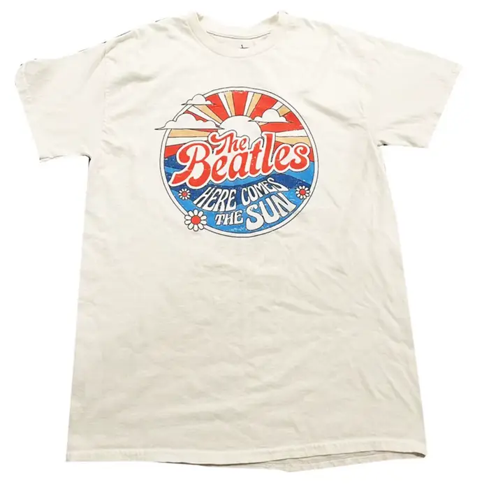 T-shirt vintage rock américain rétro The Beatles, mode printemps, sport, pur coton, pour hommes, vêt
