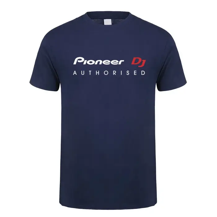 Pioneer DJ Autorisé T Chemises Hommes Mode D'été À Manches Courtes Homme