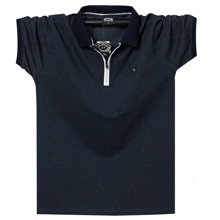 Polo Décontracté à Manches Courtes pour Homme, Vêtement à Revers, Fermeture Éclair, Respirant, Demi-Manches, 4XL, 5XL, 6XL, Nouvelle Collection Été