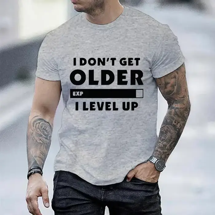 T-shirt décontracté à manches courtes pour hommes