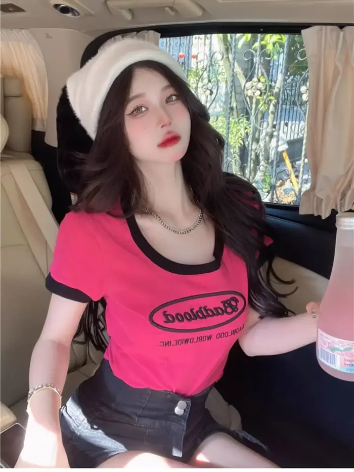 T-Shirts à manches courtes pour femmes, surdimensionnés, confortables, tendance japonaise, Harajuku,