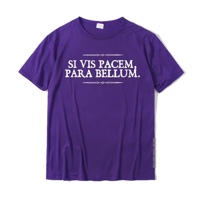 Si Vis Pacem Para Bellum si vous voulez la paix préparer de la guerre t-shirts décontractés t-shirt pour hommes Rife