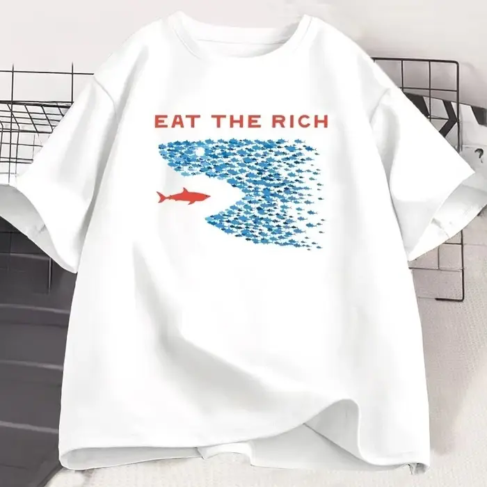 T-shirt Eat The Rich pour hommes et femmes