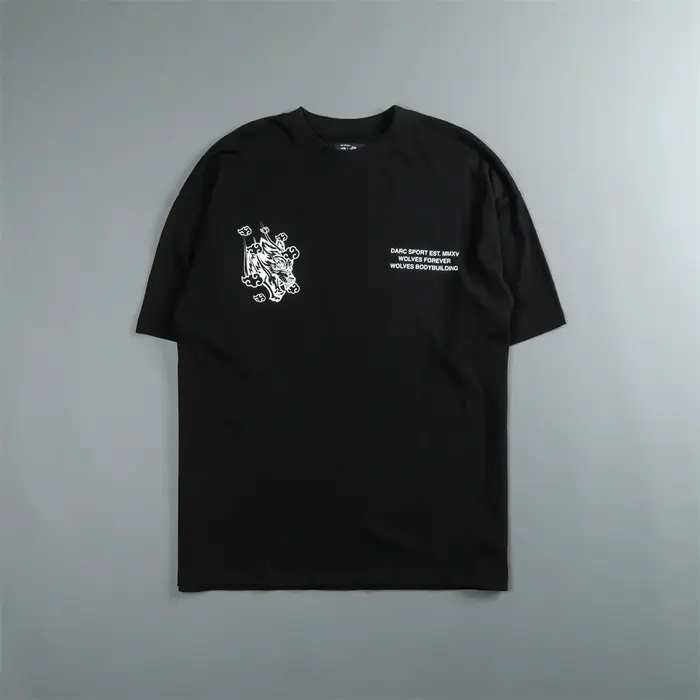 DARC SPORT T-shirt ample à manches courtes en coton imprimé pour hommes et femmes