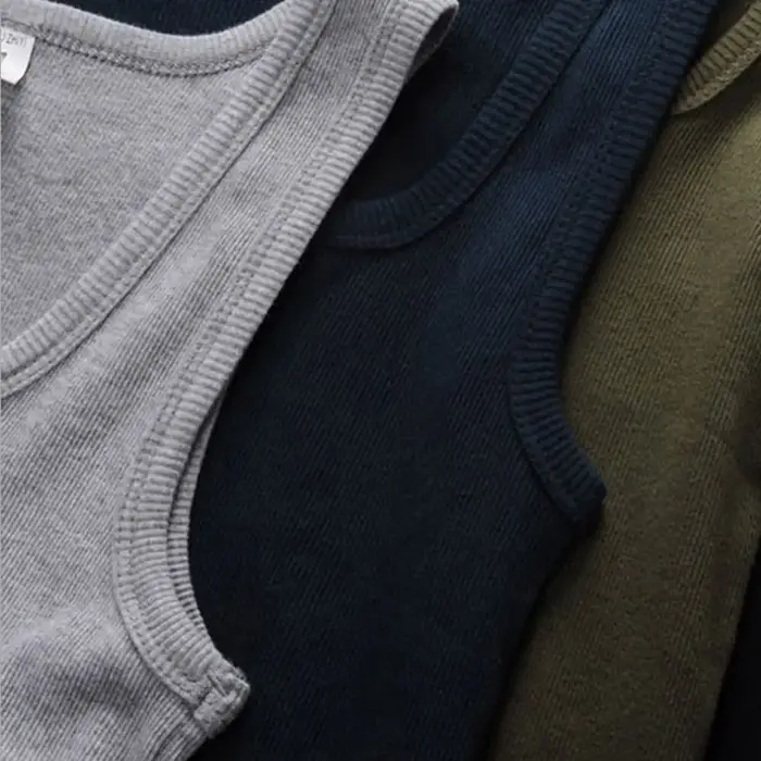 Été chaud grande taille hommes vêtements débardeurs 100% pur coton sans manches Fitness T-shirt élas