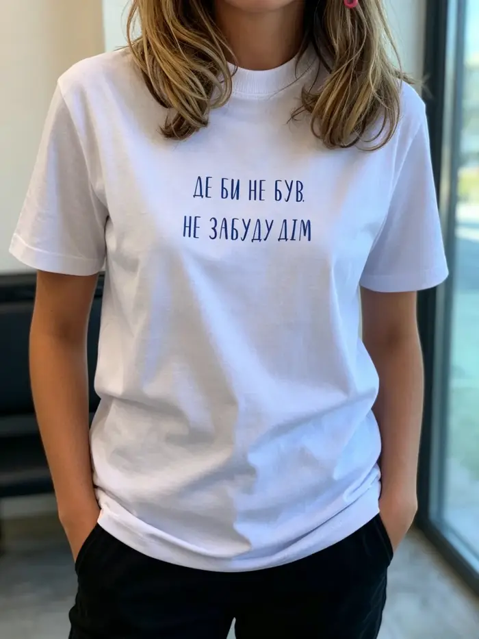 T-shirt blanc oversize imprimé drôle
