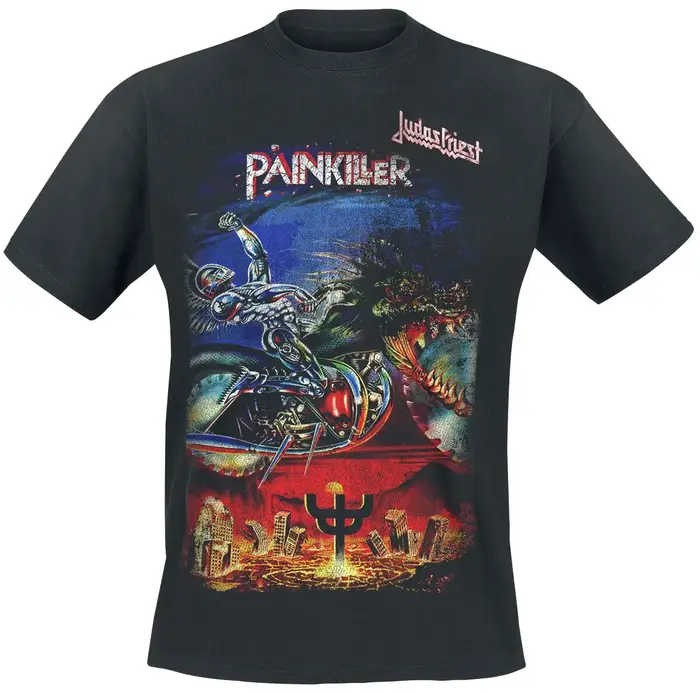 T-Shirt rétro Painkiller Judas Priest Band