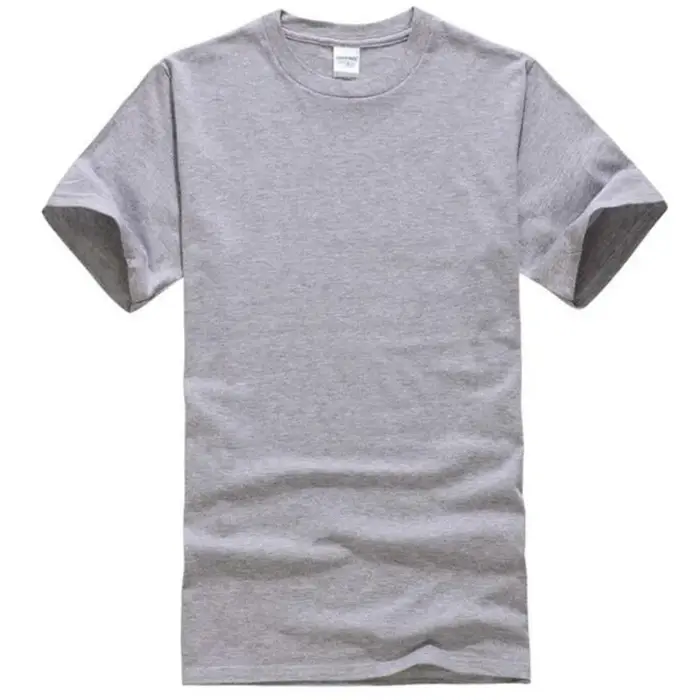 Été 100% coton T-Shirts hommes décontracté à manches courtes solide coton col rond doux T-Shirts bas