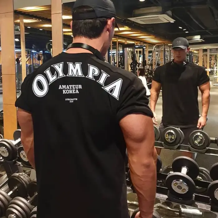 OLYMPIA Coton Gym Shirt dehors T