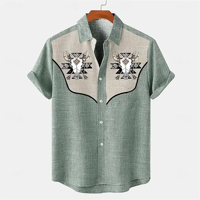 Chemise en lin pour hommes