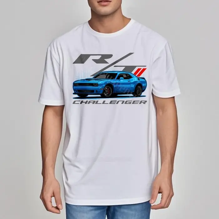 Hommes T-shirt coton col rond