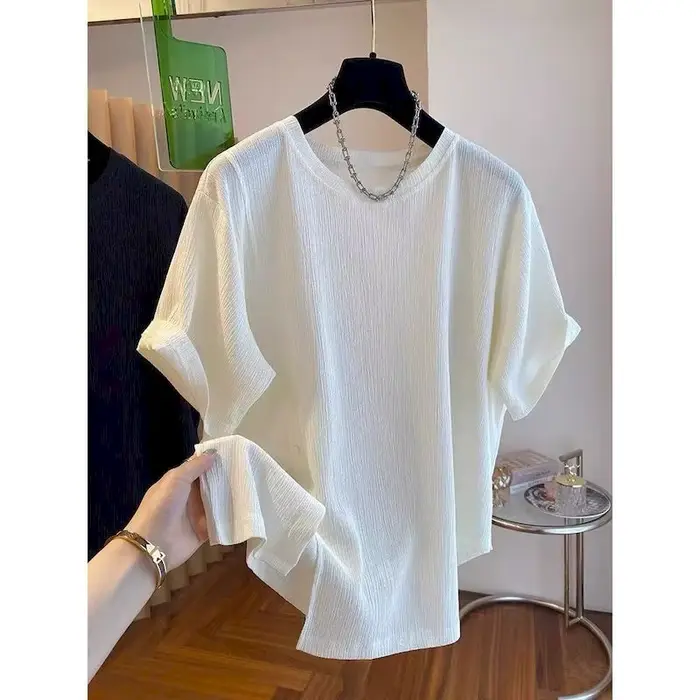 T-shirts surdimensionnés femmes décontracté ample à manches courtes hauts 2025 tendance d'été mince