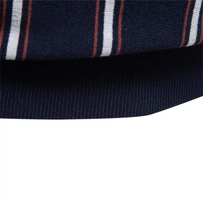 Polo Homme AIOPESON Style Old Money à Rayures Manches Courtes Tissu Doux Respirant Élégant Décontracté