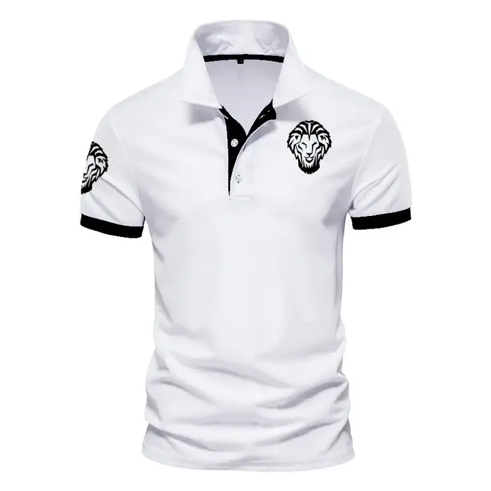 POLO pour hommes de taille européenne Leon Athletic Club de Bilbao Harajuku hip-hop street fashion été impression