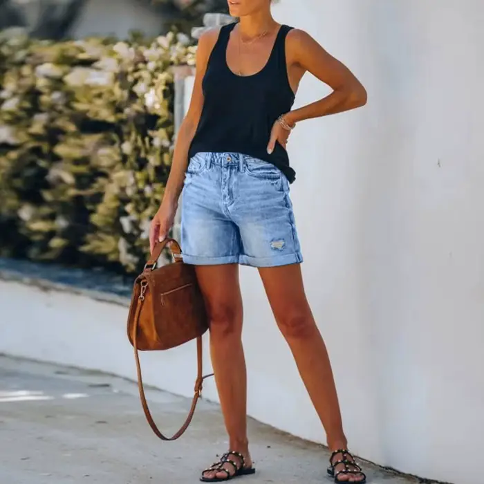 Shorts en jean pour femmes