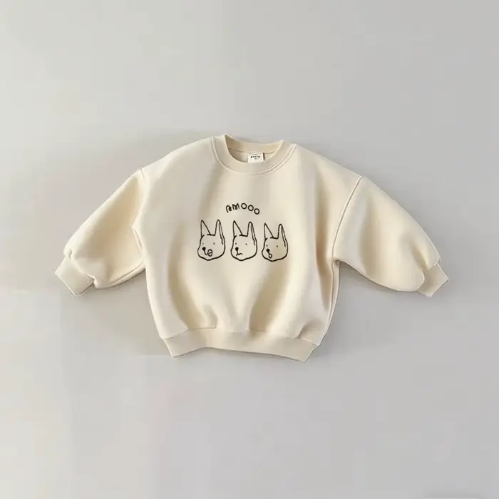 Sweat-shirt à manches longues pour garçons et filles