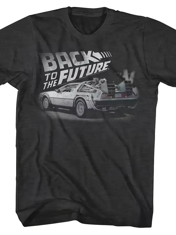 T-shirt Delorean Time Machine style années 80, t-shirt vintage, t-shirt à imprimé graphique sur le t