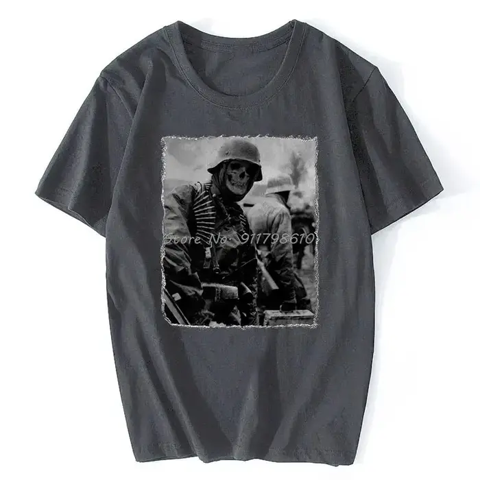Allemagne Belgique Ardennes 1944 T-shirt soldat allemand Wehrmacht.