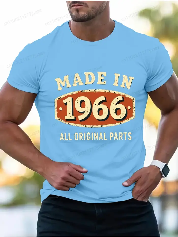 T-shirt d'été 100% pur coton pour hommes
