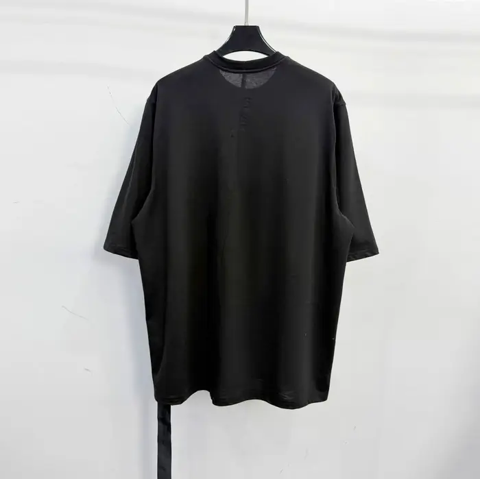T-shirt Homme Oversize Décontracté 100% Coton Style Gothique Owen Seak – Hauts et T-shirts d'Été Designer Unis pour Hommes