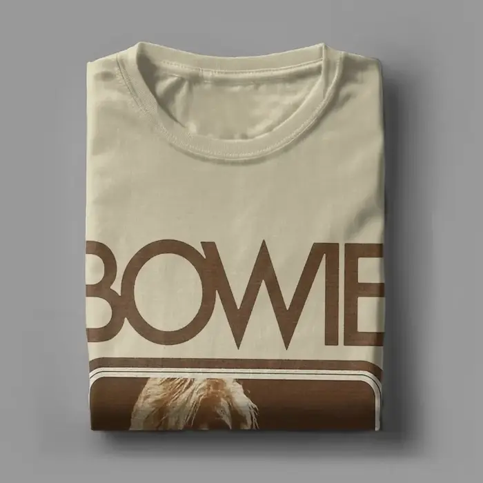 David Bowie chanteur graphique hommes T-shirt haute qualité coton à manches courtes col rond hauts femmes t-shirts