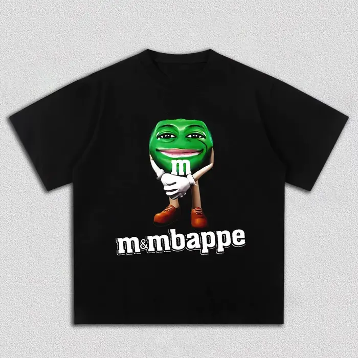T-shirt humoristique Y2K surdimensionné en coton 100% pour homme et femme, motif Meme de football Mb