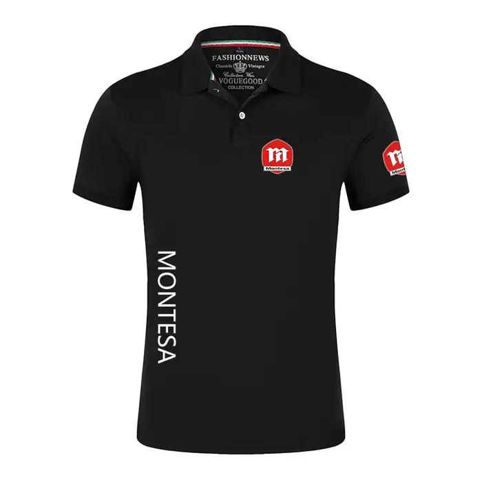 Polo à Manches Courtes pour Homme, Vêtement Respirant, Coupe Cintrée, Collection Été 2024