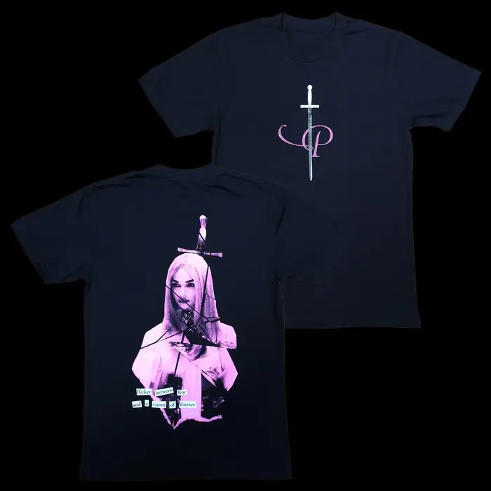 T-shirt en coton unisexe avec motif de chanteuse américaine Poppy 2026