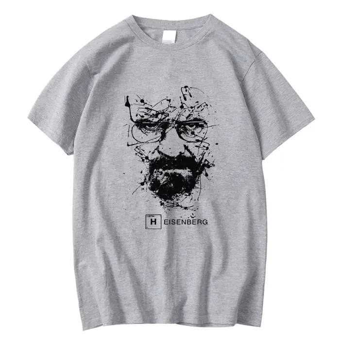 Hommes mode haut décontracté qualité 100% coton Breaking Bad t-shirts