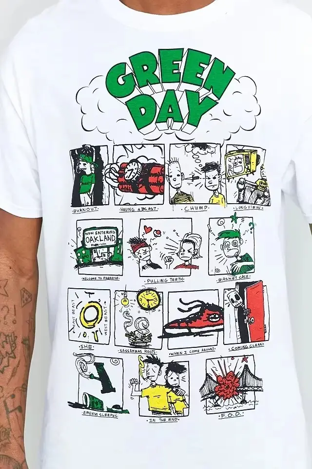 Nouveau! T-Shirt Green Day unisexe pour adulte, cadeau S-4XL MM1116, mode Streetwear, T-Shirt surdim