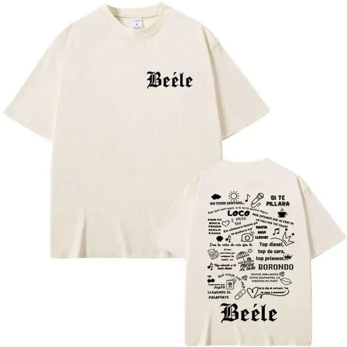 T-shirt graphique pop BEELE Album Merch pour hommes et femmes