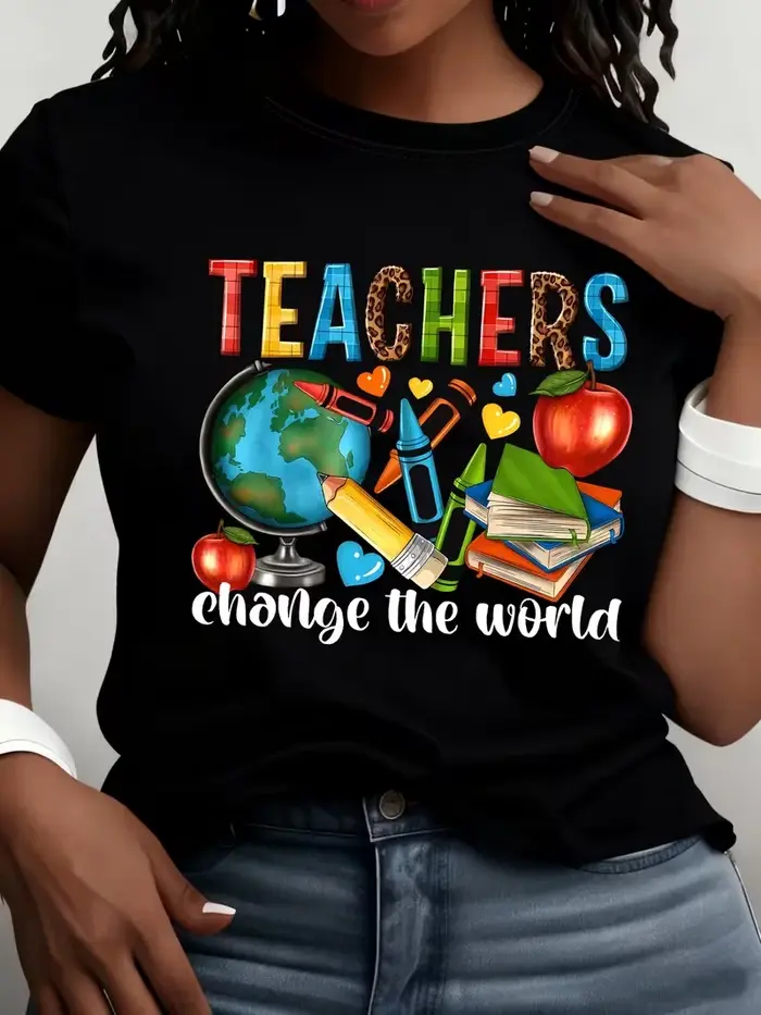 T-shirt imprimé pour enseignant