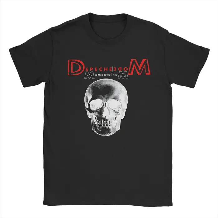 T-shirts de la groupe de musique Depeche pour hommes Mode T-shirt vintage en coton à col rond et manches courtes