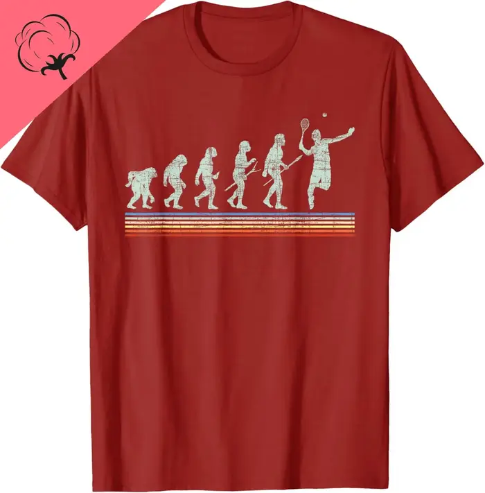 T-shirt graphique rétro en coton unisexe