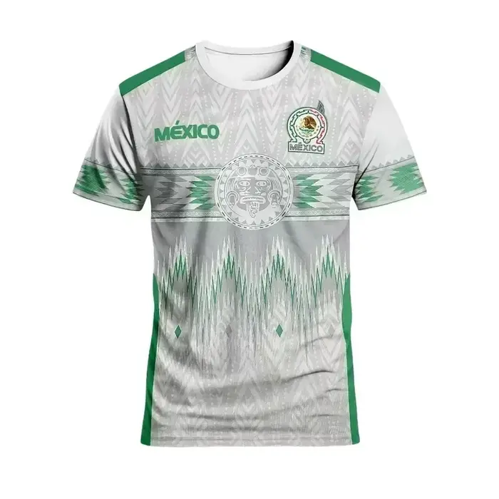 T-shirt graphique du Mexique pour hommes et femmes 2026