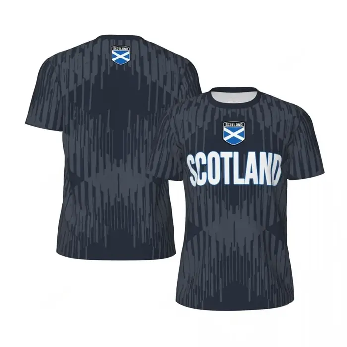 T-shirt de football imprimé en 3D pour hommes