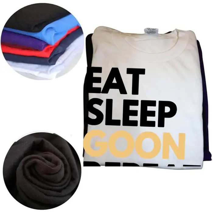 Gooner drôle Gooning Meme manger sommeil Goon répéter hommes vêtements mode t-shirts coton à manches courtes surdimensionné ample t-shirts hauts