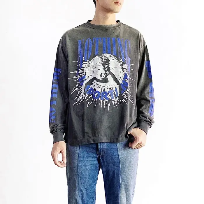 T-shirt à manches longues pour hommes et femmes