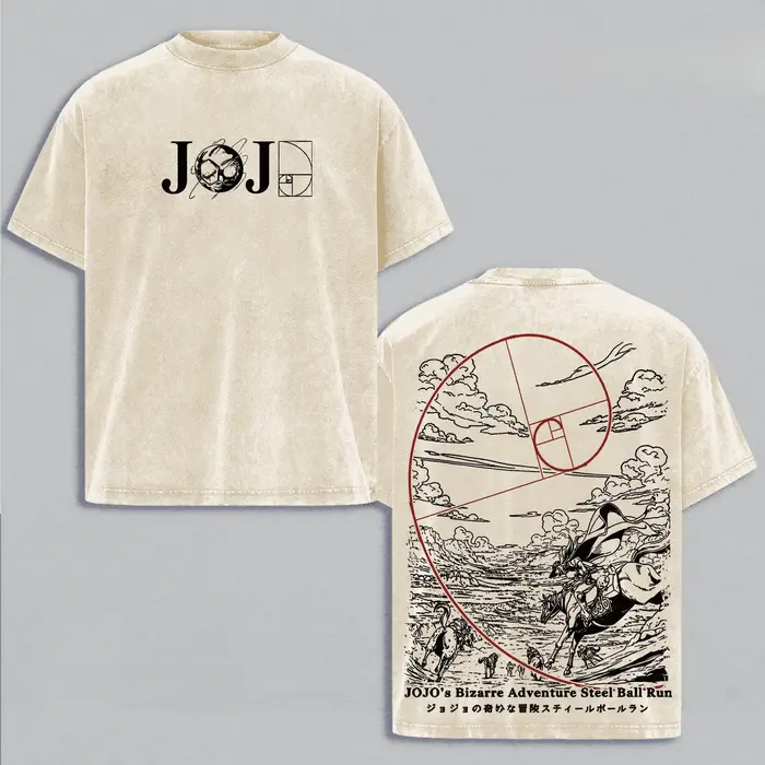 T-shirt Anime JoJo's Bizarre Adventure pour hommes, vêtements vintage Y2k, t-shirt surdimensionné la