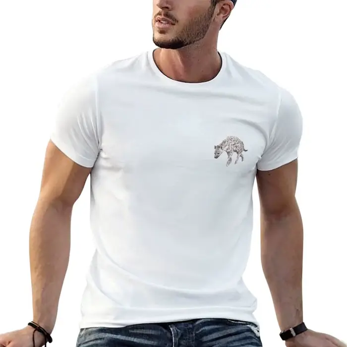 T-shirt avec impression de hyaène (version petit format)
