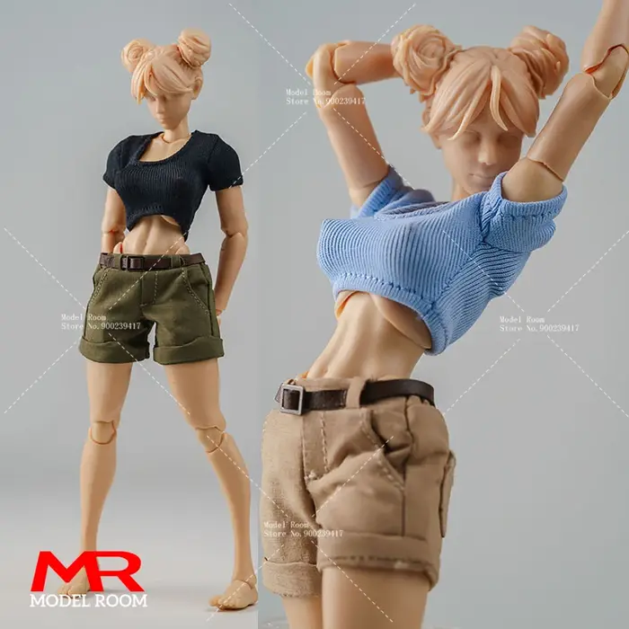 T-shirt court serré pour femme