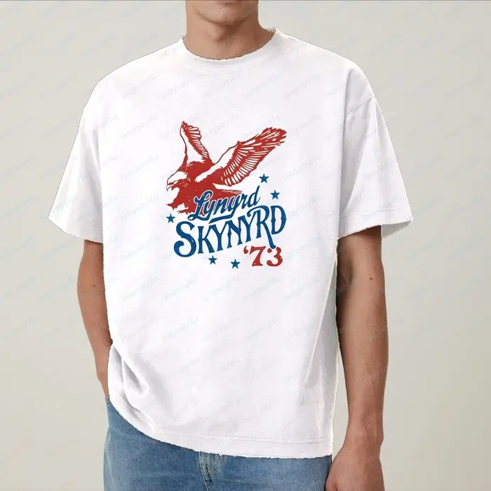 Lynyrd Skynyrd Band's Summer Fashion T-shirt confortable à manches courtes pour hommes et femmes