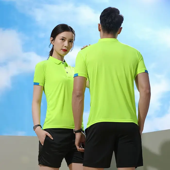 Polo de sport en maille pour hommes et femmes