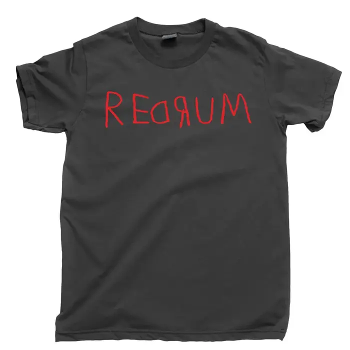 REDRUM T-shirt graphique à lettres pour femmes et hommes, en coton, surdimensionné, style streetwear