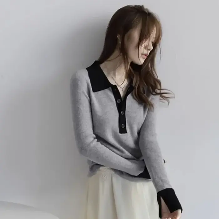 T-shirt à col polo pour femme