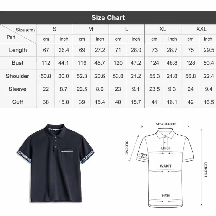 Chemises polo pour hommes Maden