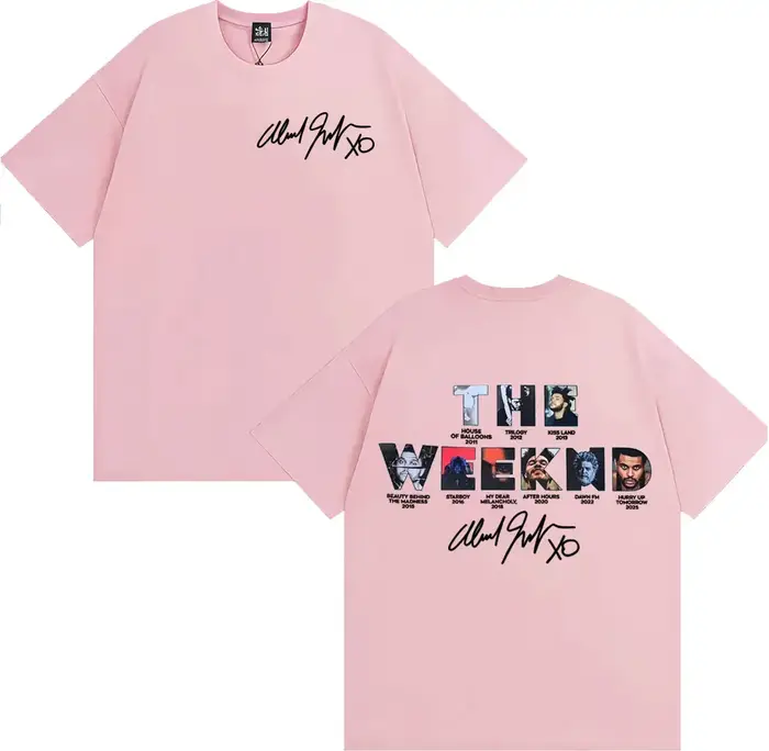 The Weeknd Hurry Up Tomorrow Couverture d'album 2025 T-shirt Vêtements pour hommes High Street