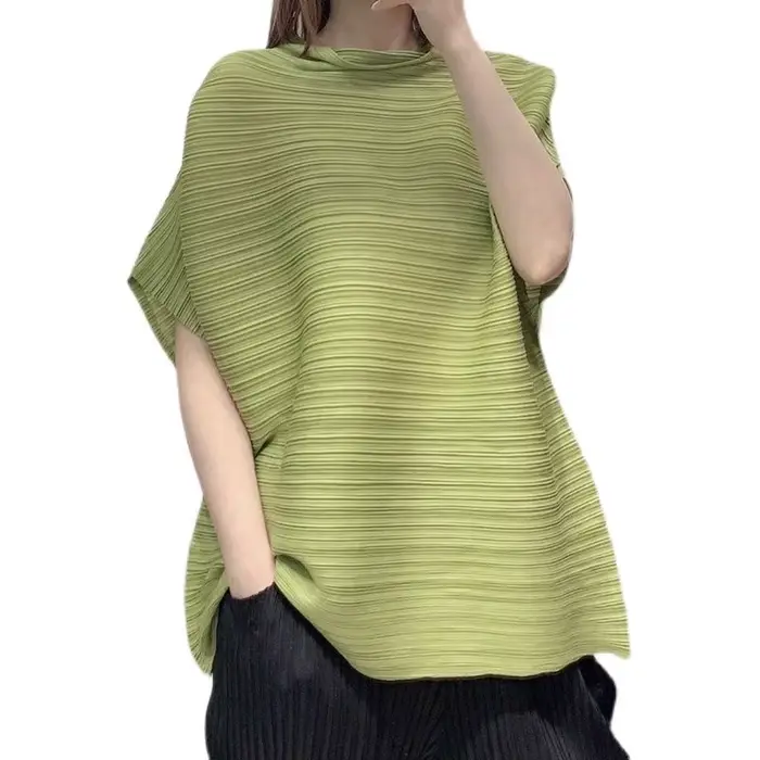 T-shirt à col montant pour femme