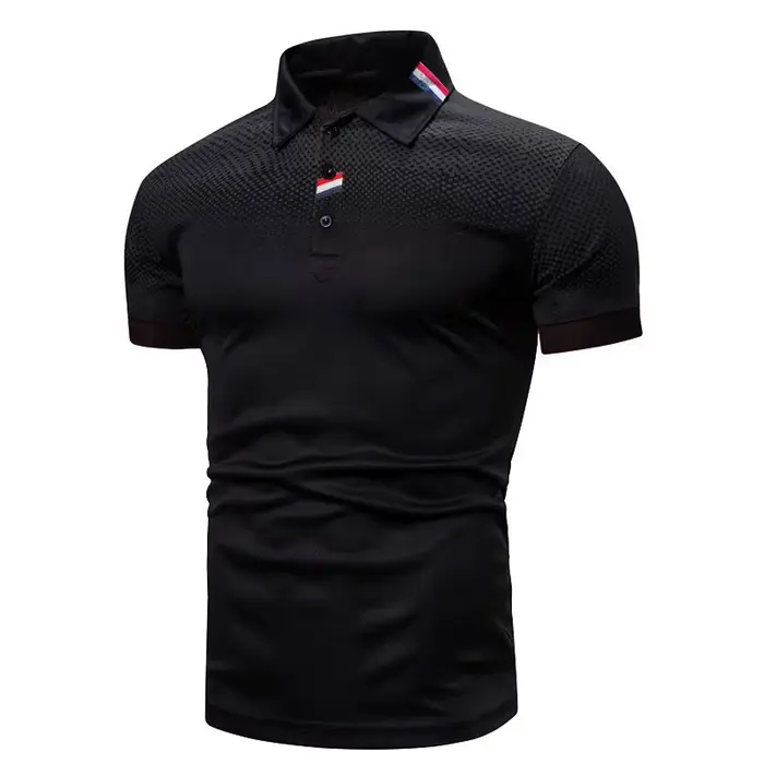 Été hommes Polo chemise mince décontracté chemises d'affaires à manches courtes luxe Polo t-shirts p